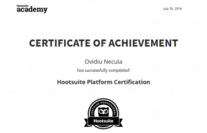 HootSuite Platform Certificate